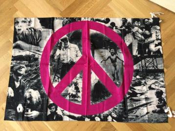 Grote vlag van Peace /Vrede ca 73 x 107 cm Nieuw beschikbaar voor biedingen
