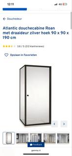 Zwarte Douchecabine 90x90x190cm, Ophalen, Nieuw, Met douche