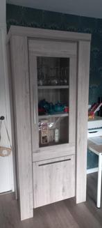 Vitrinekast met LED verlichting, Huis en Inrichting, Ophalen, Gebruikt, 200 cm of meer, 50 tot 100 cm