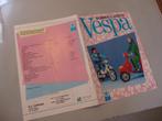 oude reclame folder Vespa brommers en scooters met info, Fietsen en Brommers, Ophalen of Verzenden