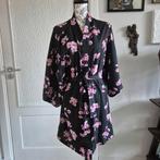 Pieces | kimono | Pcilama Beach | Floral | One Size, Pieces, Ophalen of Verzenden, Zwart, Badjas