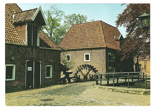 990101 Borculo Gld Watermolen _Gelopen met mooie zegel, Verzamelen, Ansichtkaarten | Nederland, Gelopen, Zeeland, Verzenden