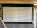 Elektrisch rolluik eventueel met kozijn., Doe-het-zelf en Verbouw, Rolluiken, Ophalen, Gebruikt, 100 tot 150 cm, Crème of Beige