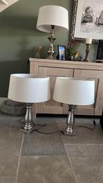 3 mooie stoeren lampen met mooie witte kap. In prima staat, Rond, Gebruikt, Ophalen of Verzenden