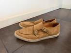 Suede Double Monk Sneakers - Maat 43, Ophalen of Verzenden, Zo goed als nieuw, Bruin, Gespschoenen
