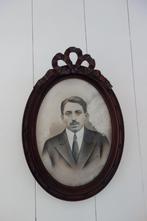 Prachtige antieke jaren 20 Franse ovale houten striklijst, Antiek en Kunst, Ophalen of Verzenden