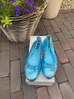 Schattige blauw metalic balkerina’s Kickers 38, Blauw, Nieuw, Kickers, Ballerina's