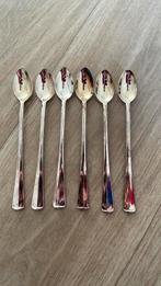 Verzilverde ijslepels Haags lofje, Ophalen of Verzenden, Zo goed als nieuw, Zilver