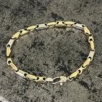 14k gouden armband monte carlo bi colour, Sieraden, Tassen en Uiterlijk, Ophalen of Verzenden, Nieuw, Goud