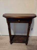 Stevige side table met lade, Huis en Inrichting, Tafels | Sidetables, Ophalen, Gebruikt, 50 tot 100 cm, 25 tot 50 cm