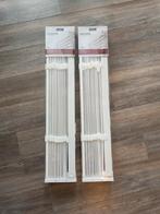 2x houten jaloezie wit NIEUW!, Ophalen of Verzenden, Nieuw, Wit