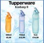 Tupperware eco fles slim 500ml 750ml 1 liter nieuw drinkfles, Nieuw, Overige typen, Ophalen of Verzenden