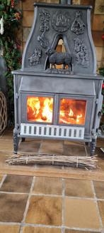 Dovre Houtkachel met Opbouwstuk, Ophalen, Gebruikt, Houtkachel, Vrijstaand