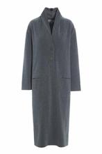 NIEUW! Henriette Steffensen lang vest (tussen) jas GRIJS S, Kleding | Dames, Verzenden, Nieuw, Maat 36 (S), Grijs