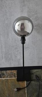Ikea lampenvoet zwart metaal incl. lamp, Huis en Inrichting, Ophalen, Zo goed als nieuw, Glas, 50 tot 75 cm