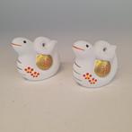 Japanse dierenriemslang met keramische bel, Verzamelen, Beelden en Beeldjes, Ophalen of Verzenden, Nieuw, Overige typen