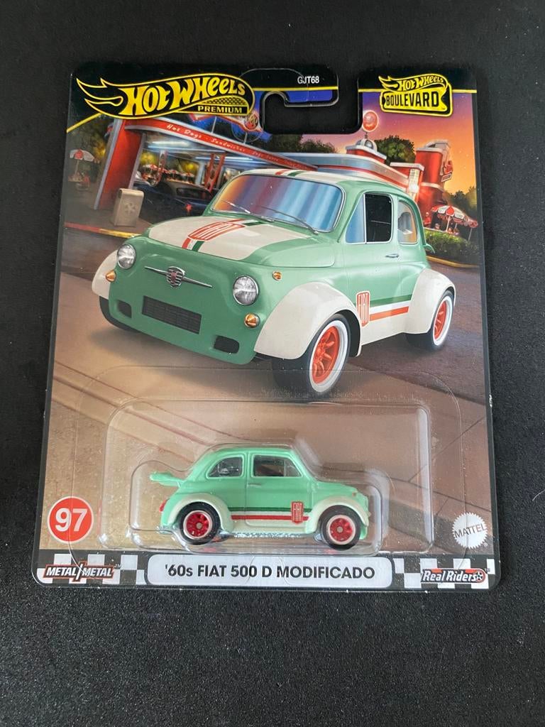 Hot wheels fiat 500d, Auto, Mattel, Mattel, Nieuw