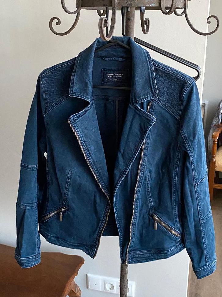 Spijkerjack. Gerry Weber. Maat 40. Jasje., Kleding | Dames, Jasjes, Kostuums en Pakken, Zo goed als nieuw, Jasje, Maat 38/40 (M)