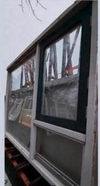 Verschillende hardhouten kunststof raamkozijnen dubbel glas, Doe-het-zelf en Verbouw, Kozijnen en Schuifpuien, Ophalen of Verzenden