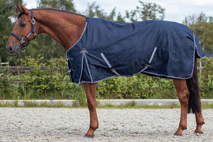 QHP Outdoordeken 200 gr. 135/185, Dieren en Toebehoren, Paarden en Pony's | Dekens en Dekjes, Zo goed als nieuw, Deken, Ophalen of Verzenden