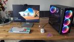 Gaming PC Complete setup, Computers en Software, Desktop Pc's, Ophalen, Zo goed als nieuw