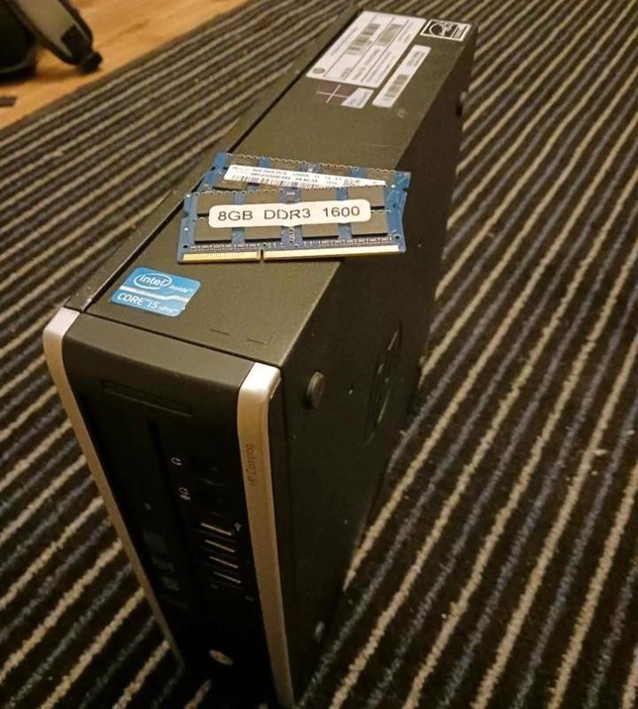 HP Compaq 8300 Elite Ultra-Slim - 16GB RAM plus het scherm, Computers en Software, Desktop Pc's, Zo goed als nieuw, 2 tot 3 Ghz