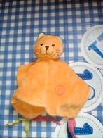 Oranje poes / kat knuffeldoekje, Ophalen of Verzenden, Zo goed als nieuw, Poes