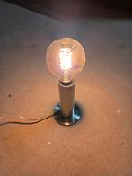 Moderne RVS Tafellamp, Huis en Inrichting, Ophalen, Zo goed als nieuw, Minder dan 100 cm, Metaal