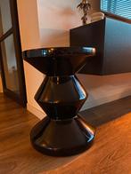 Pols Potten Zigzag Zwart Bijzettafel, Huis en Inrichting, Krukjes, Ophalen, Zo goed als nieuw, Overige materialen