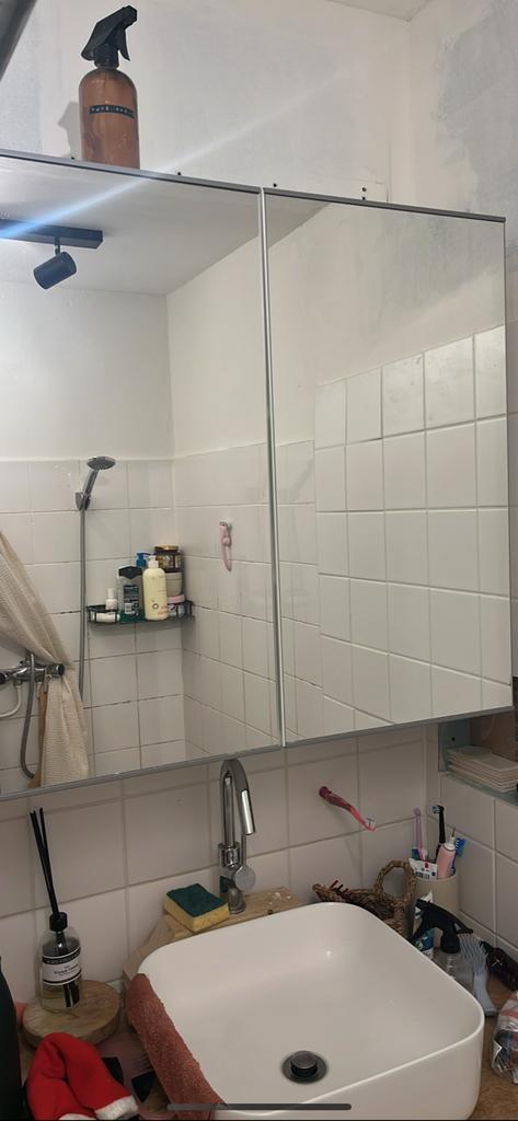 Mirror cabinet, Huis en Inrichting, Badkamer | Badkamermeubels, Ophalen, Spiegelkast, 50 tot 100 cm, Zo goed als nieuw