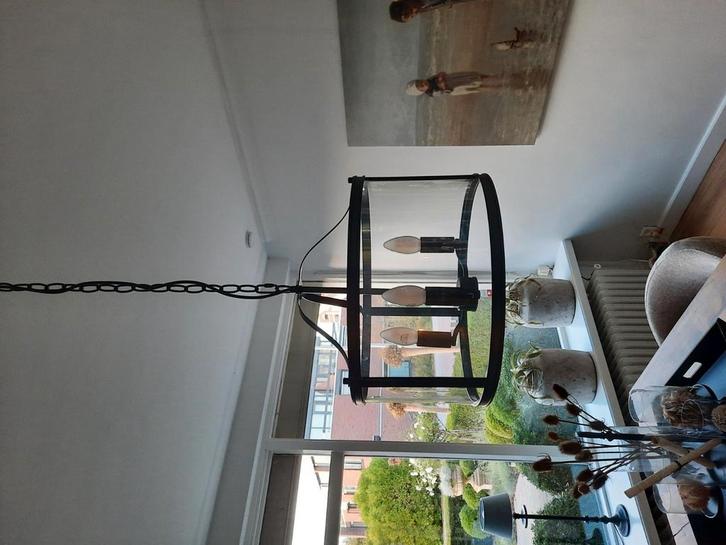 Prachtige hanglamp,  nieuw, 3 led kaarslampen kroonluchter, Huis en Inrichting, Lampen | Hanglampen, Nieuw, Minder dan 50 cm, Metaal