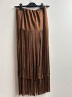 GARCONNE suedine franjerok bruin mt TU, Kleding | Dames, Parijs, Nieuw, Garconne, Ophalen of Verzenden