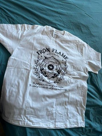 Book Worm T-shirt: Iron Flame (XXXL) beschikbaar voor biedingen