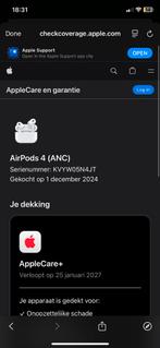 AirPods 4 met Active Noise Cancellation, Telecommunicatie, Mobiele telefoons | Oordopjes, Ophalen of Verzenden, Zo goed als nieuw