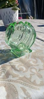 Art Deco Uranium Glas Schaaltje, jaren '20-'30, Antiek en Kunst, Antiek | Glas en Kristal, Ophalen of Verzenden