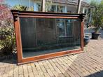 Mooie grote spiegel met geslepen glas., Ophalen of Verzenden
