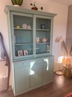 Mintgroene servieskast / buffetkast, Huis en Inrichting, Kasten | Buffetkasten, Ophalen, Gebruikt, 100 tot 150 cm, 200 cm of meer