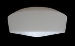 RZB plafondlamp, opaalglas met zijdeglans, 25 cm, vintage, Huis en Inrichting, Lampen | Plafondlampen, Ophalen of Verzenden, Gebruikt