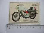 sticker NORTON motorfiets John Player super moto panini oud, Verzamelen, Stickers, Verzenden