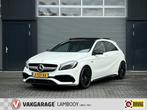 Mercedes-benz A-klasse 45 AMG 4MATIC 381PK|Pano|Leder|Carpla, Automaat, Gebruikt, 4 cilinders, Wit
