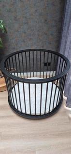 Box rond zwart inclusief boxkleed, Ophalen, Gebruikt, Rond, Boxkleed