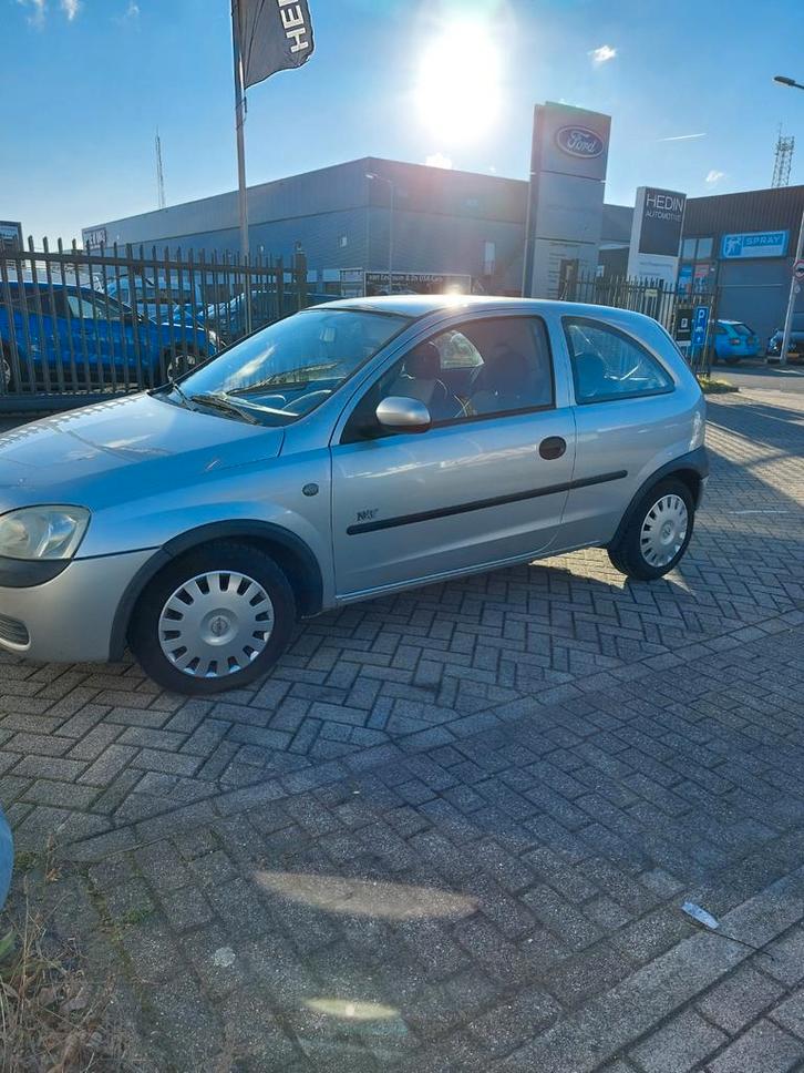 Opel Corsa 1.4 I 16V 3D 2003 Grijs, Auto's, Opel, Particulier, Corsa, Benzine, D, Hatchback, Handgeschakeld, Origineel Nederlands