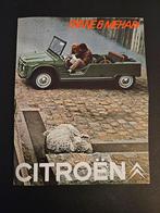 Brochure Citroën Dyane 6 Mehari, Ophalen of Verzenden, Zo goed als nieuw, Citroën