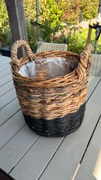 Rieten planten/bloemenmand TEAB, Ophalen, Zo goed als nieuw, Riet