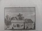453 / Overblijfsel van Huis Burg onder Rijswijk Oude Gravure, Antiek en Kunst, Kunst | Etsen en Gravures, Ophalen of Verzenden