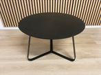 Zwart ronde salontafel Kea Gold serie industrieel Sjiek, Ophalen, 50 tot 100 cm, Rond, Nieuw