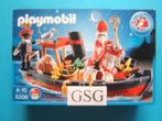 Stoomboot van Sinterklaas en Pakjes Piet nr. 5206-00 Nieuw, Kinderen en Baby's, Speelgoed | Playmobil, Ophalen, Nieuw