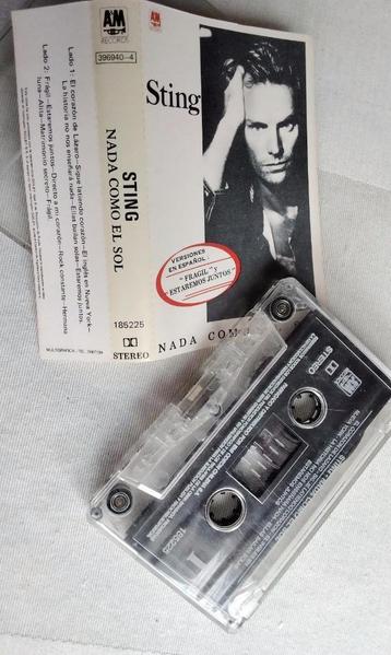 Cassette Latin Zeldzaam Sting Nada Como El Sol Chileens  beschikbaar voor biedingen