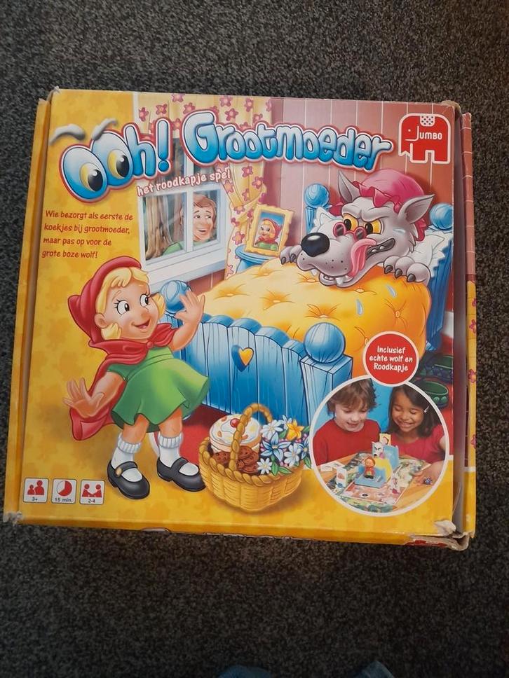 Spel ooh grootmoeder merk Jumbo, Kinderen en Baby's, Speelgoed | Kinderpuzzels, Gebruikt, 4 tot 6 jaar, Meer dan 50 stukjes, Ophalen of Verzenden