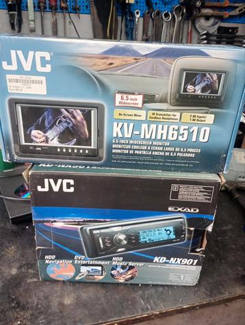 JVC KV-MH6510 + KD-NX901 Navigatie/DVD Receiver beschikbaar voor biedingen